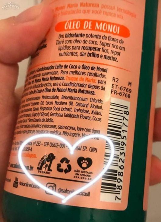 Produtos sem crueldade